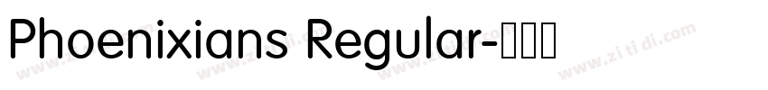 Phoenixians Regular字体转换